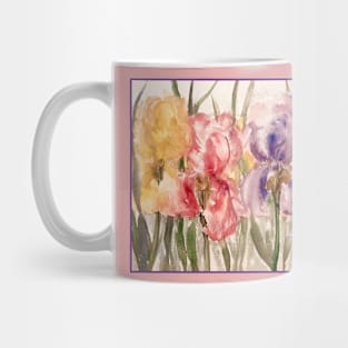 Iris Multicolor Color Watercolor Mug